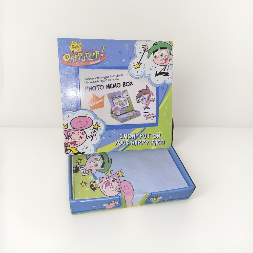 Vtg Nickelodeon‎ The Fairly Odd Parents Photo Memo Box Note Sheets